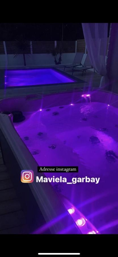Maison A Biscarrosse Avec Piscine Et Jacuzzi Exterior foto